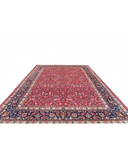 Tappeto Mashad Persia grigio marrone 304x395
