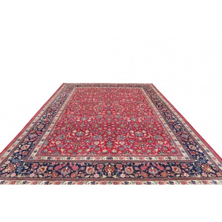 Tappeto Mashad Persia grigio marrone 304x395