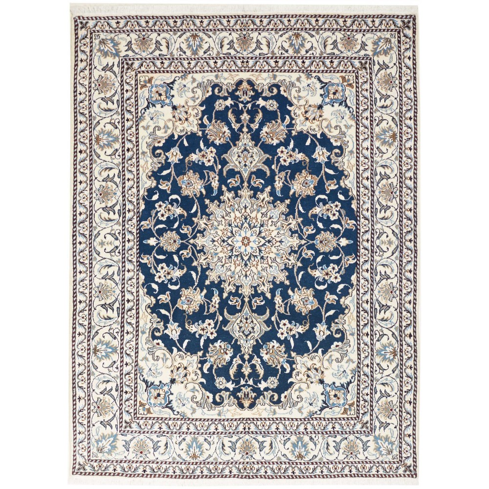 Tappeto Nain Kashmar Persia grigio 152x204