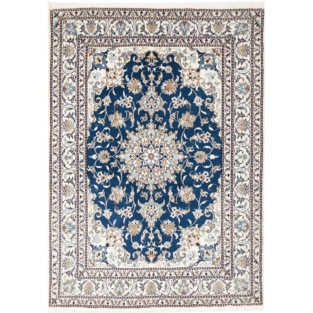 Tappeto Nain Kashmar Persia grigio 150x210
