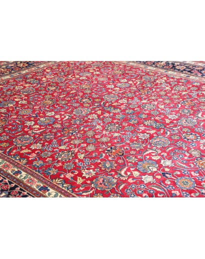 Tappeto Mashad Persia grigio marrone 304x395
