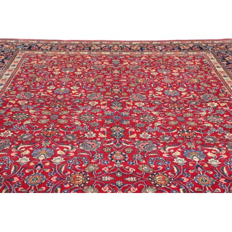 Tappeto Mashad Persia grigio marrone 304x395