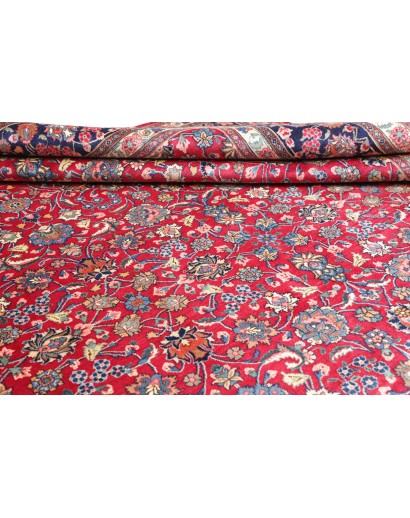 Tappeto Mashad Persia grigio marrone 304x395