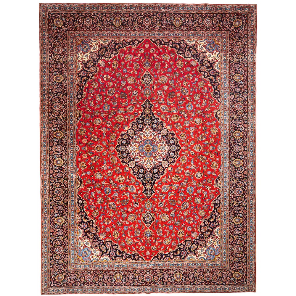 Tappeto Ardakan Persia rosso blu 295x398