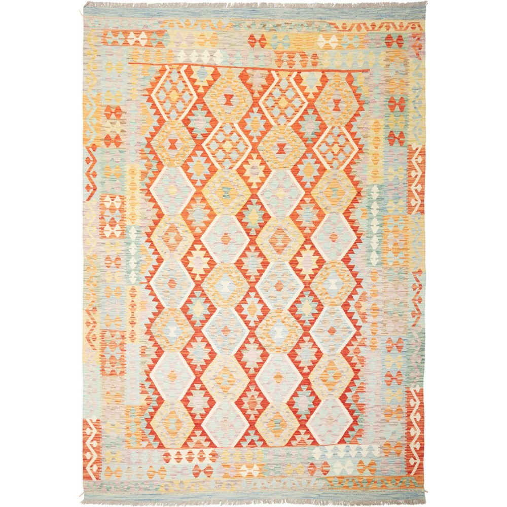 Tappeto Kilim Afghanistan giallo 206x290