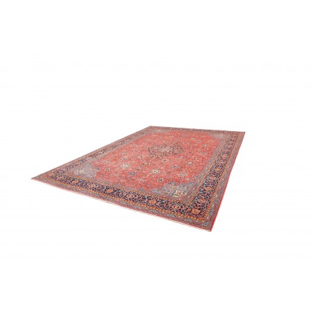 Tappeto Sarough Persia azzurro arancione 296x400