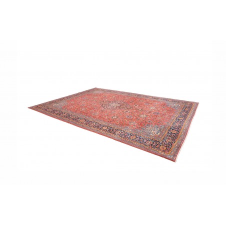 Tappeto Sarough Persia azzurro arancione 296x400