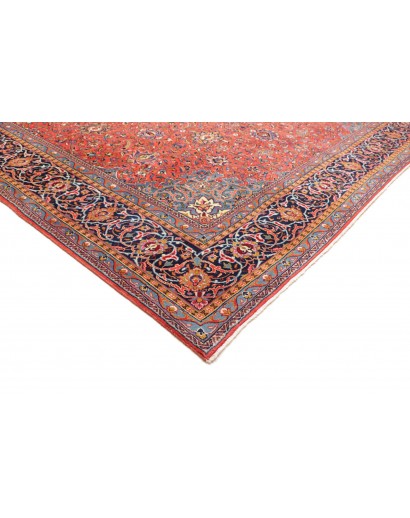 Tappeto Sarough Persia azzurro arancione 296x400