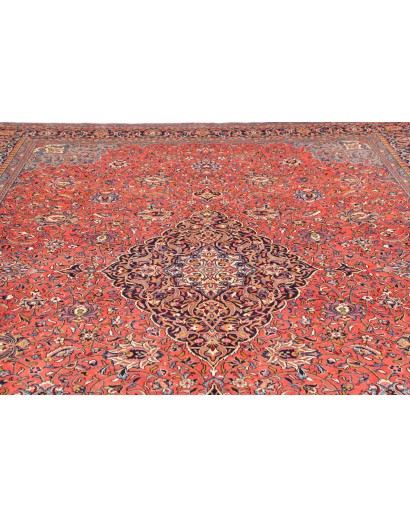 Tappeto Sarough Persia azzurro arancione 296x400