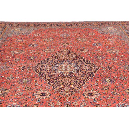 Tappeto Sarough Persia azzurro arancione 296x400