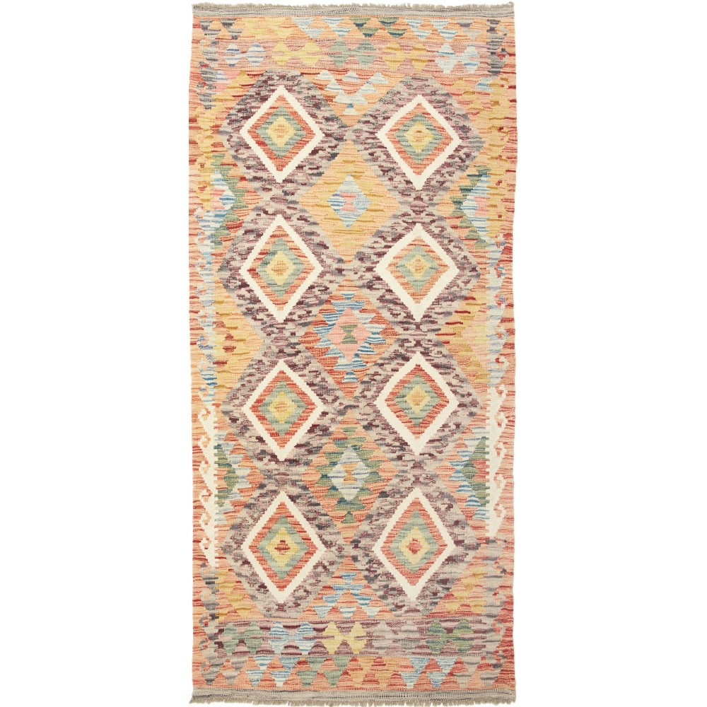 Tappeto Kilim Afghanistan marrone 100x215