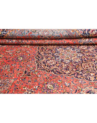 Tappeto Sarough Persia azzurro arancione 296x400