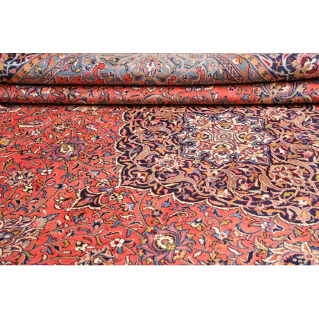 Tappeto Sarough Persia azzurro arancione 296x400