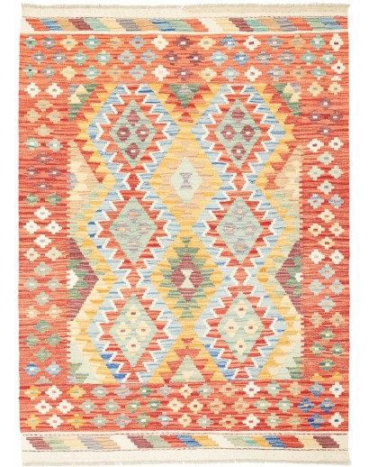 Tappeto Kilim Afghanistan marrone 127x172