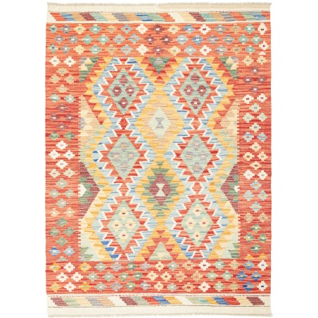 Tappeto Kilim Afghanistan marrone 127x172
