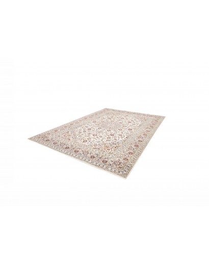 Tappeto Kashan Persia bianco grigio 253x340