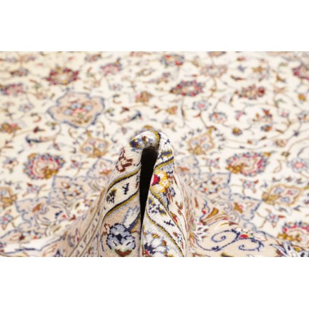 Tappeto Kashan Persia bianco grigio 253x340