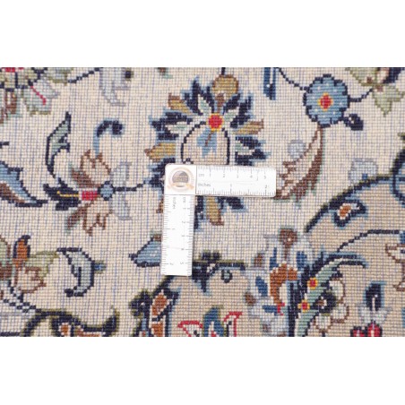 Tappeto Kashan Persia bianco grigio 253x340