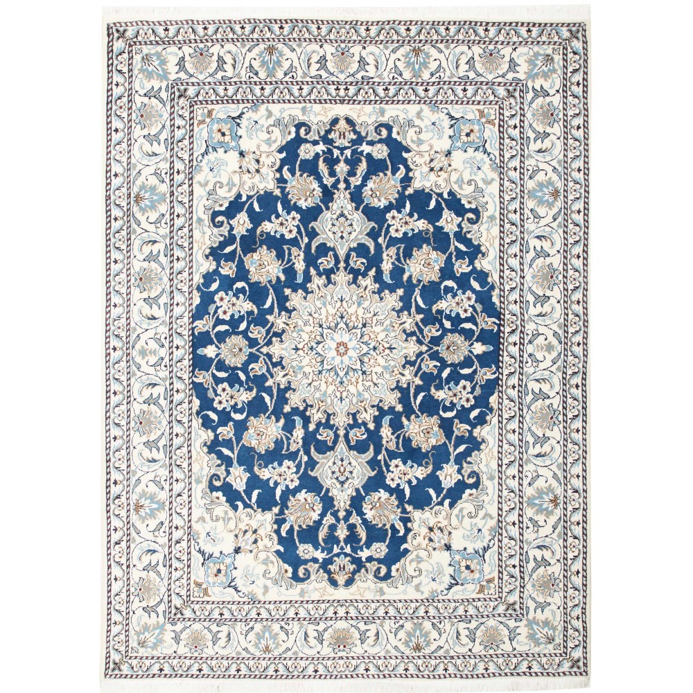 Tappeto Nain Kashmar Persia grigio 153x210