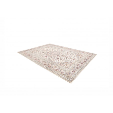 Tappeto Kashan Persia bianco grigio 258x353
