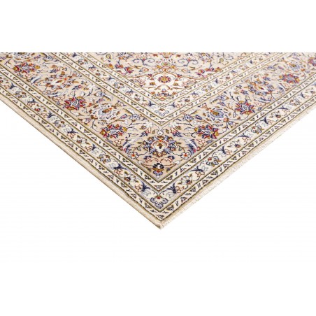 Tappeto Kashan Persia bianco grigio 258x353