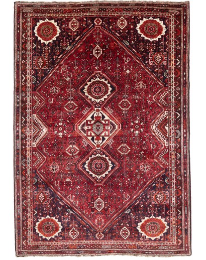 Tappeto Shiraz Persia marrone beige 220x315