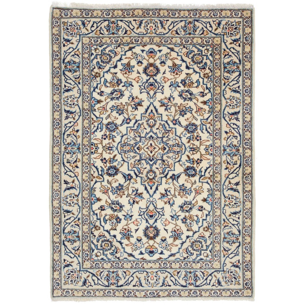 Tappeto Kashan Fine Persia beige grigio 100x144