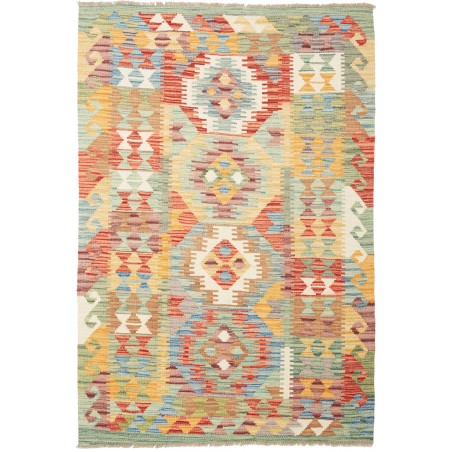 Tappeto Kilim Afghanistan marrone 103x153