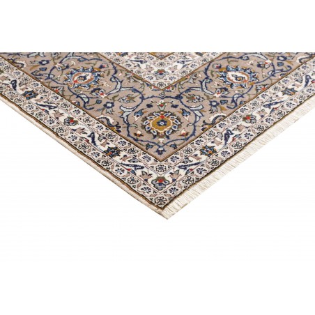 Tappeto Kashan Persia beige azzurro 255x356