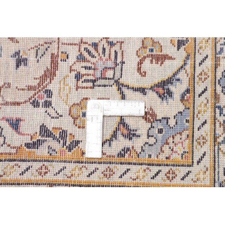 Tappeto Kashan Persia beige azzurro 255x356