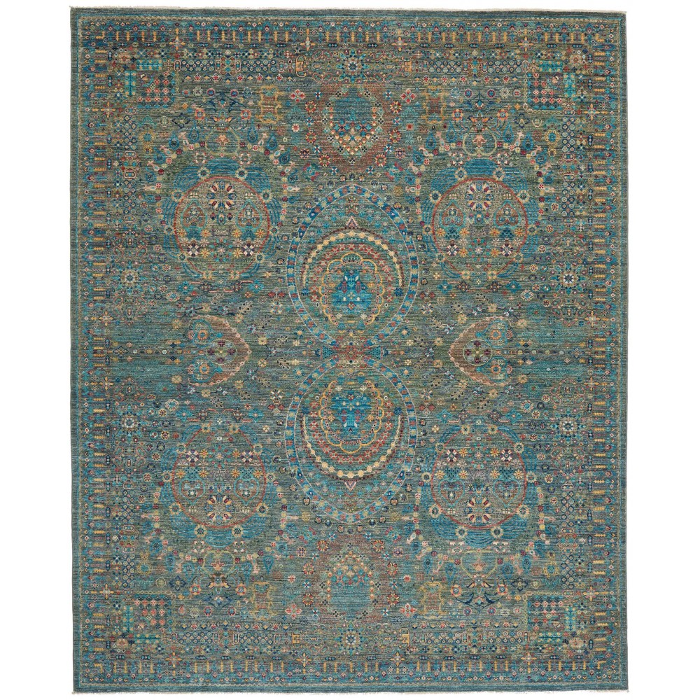 Tappeto Shahi Fine Pakistan azzurro 250x307