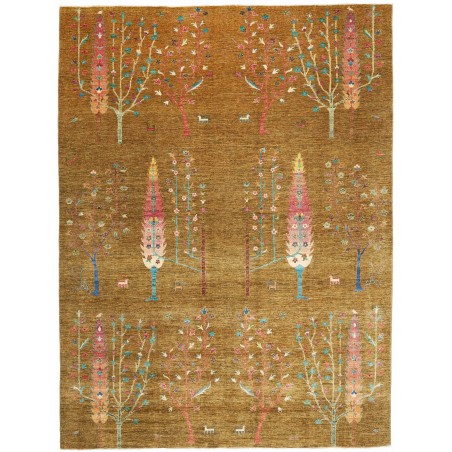 Tappeto Shahi Pakistan marrone giallo 246x330