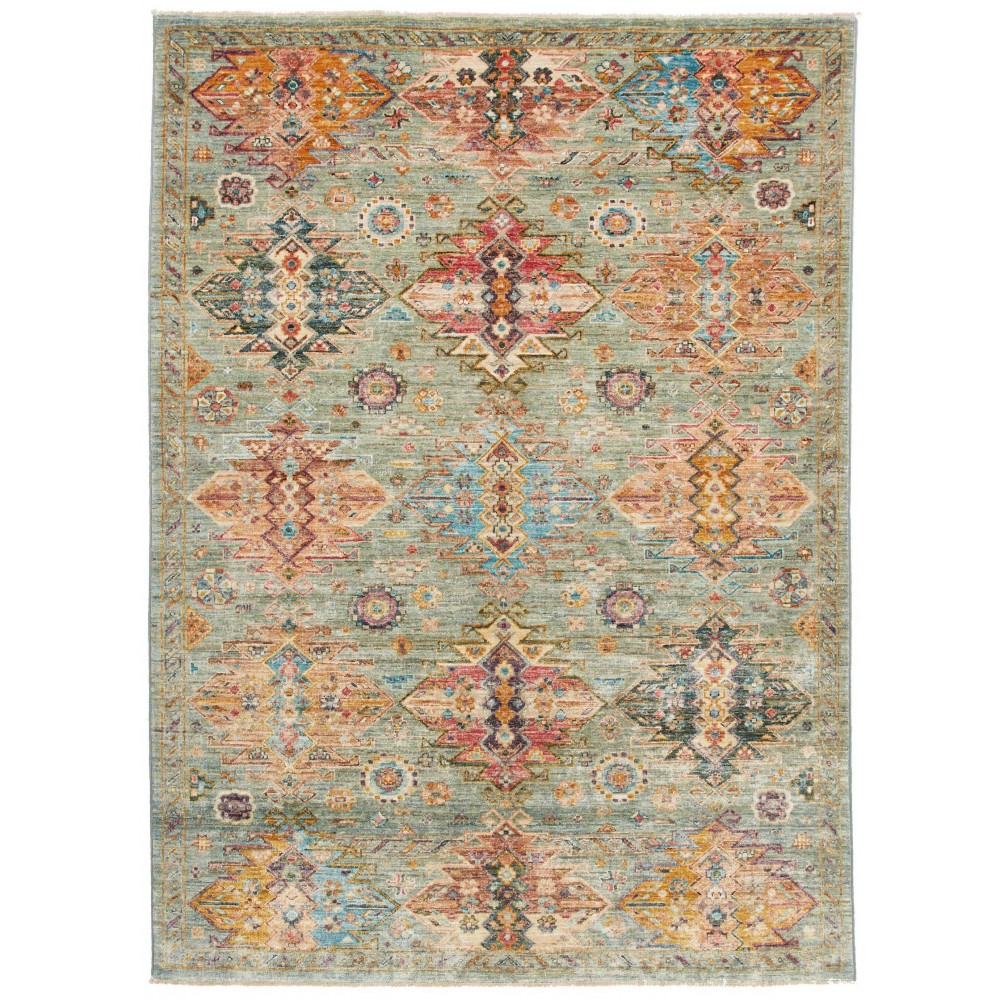 Tappeto Tribal Pakistan marrone 147x203