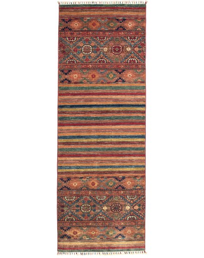 Tappeto Samarkand Pakistan marrone grigio 81x232