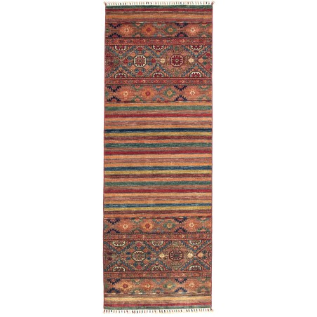 Tappeto Samarkand Pakistan marrone grigio 81x232