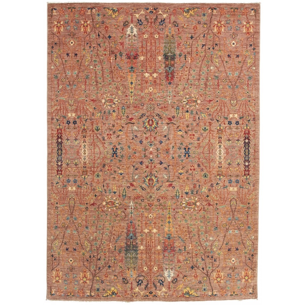 Tappeto Shahi Fine Pakistan marrone rosso 167x237