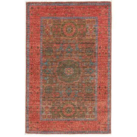Tappeto Mamlouk Pakistan marrone bianco 79x124