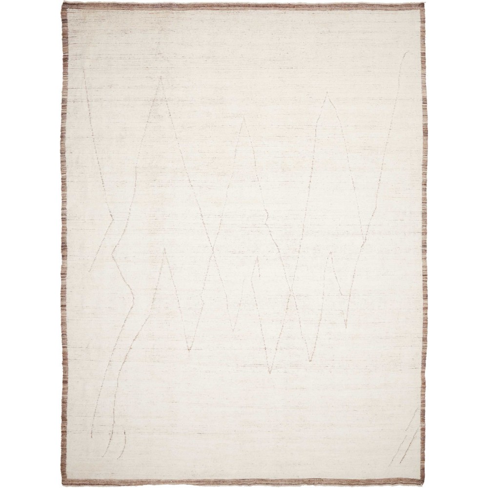Tappeto bianco beige 282x368