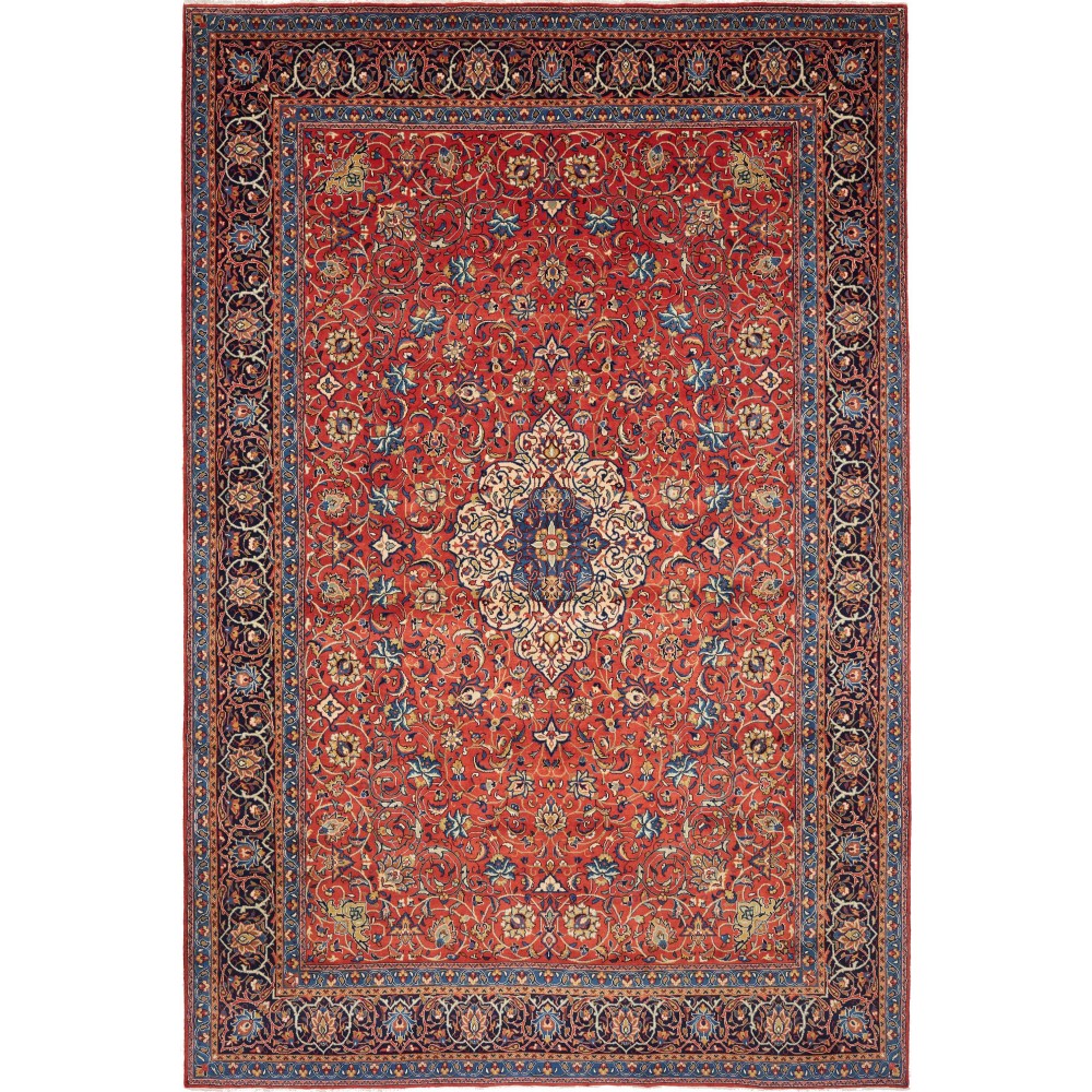 Tappeto Sarough Persia marrone giallo 248x372