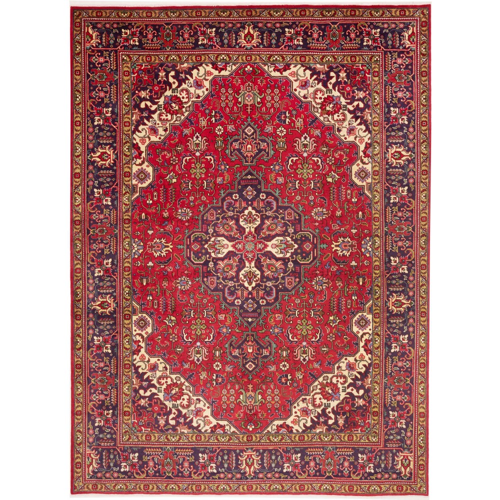 Tappeto Tabriz Persia marrone grigio 248x342