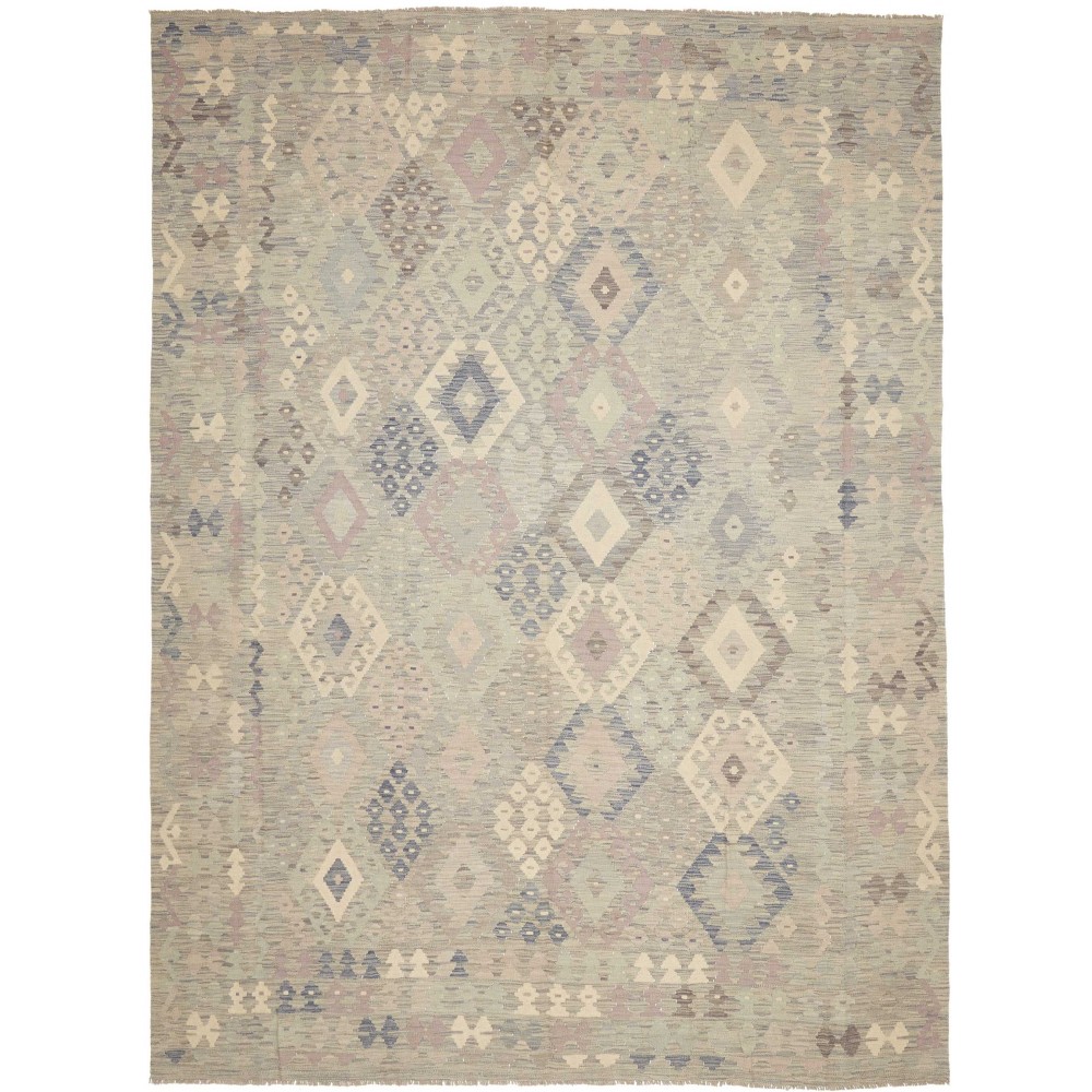 Tappeto Kilim Afghanistan azzurro 256x342