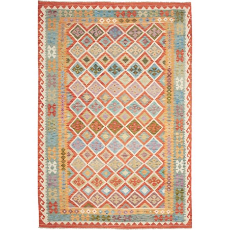 Tappeto Kilim Afghanistan marrone 205x298