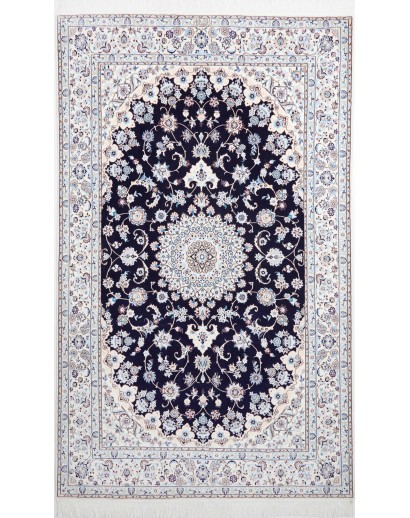 Tappeto Nain 6La Persia bianco grigio 157x252