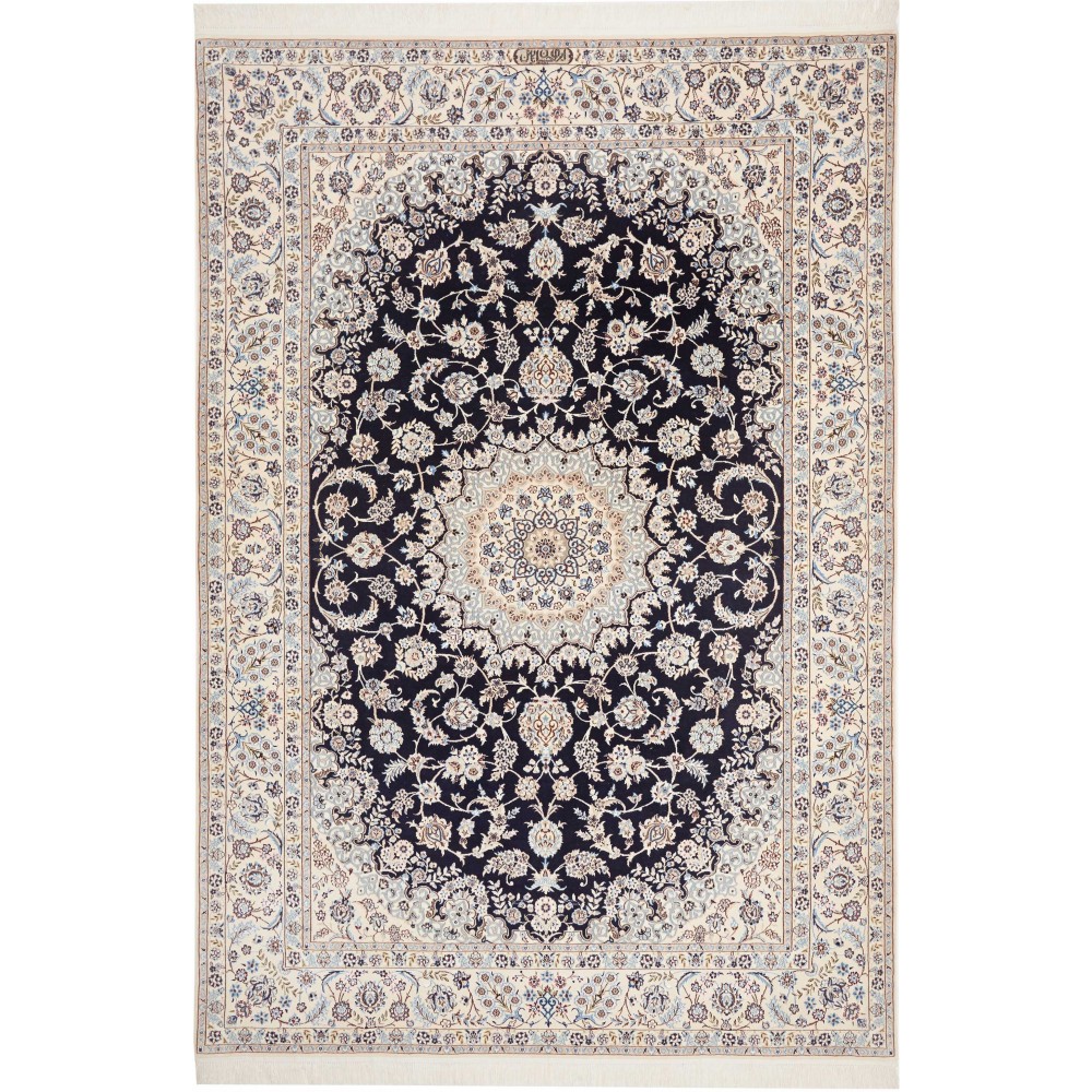 Tappeto Nain 6La Persia bianco grigio 170x250