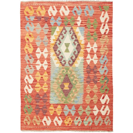 Tappeto Kilim Afghanistan arancione 108x150