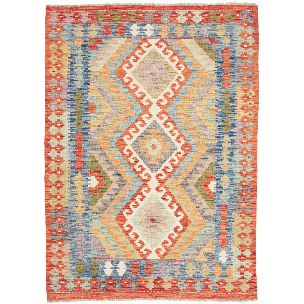 Tappeto Kilim Afghanistan marrone 123x173