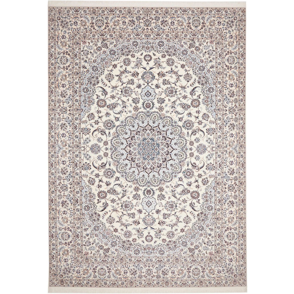 Tappeto Nain 6La Persia bianco 256x369