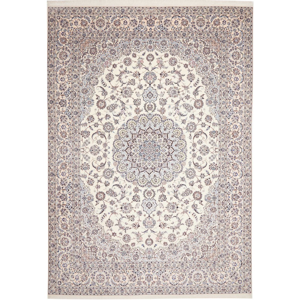 Tappeto Nain 6La Persia bianco 252x356
