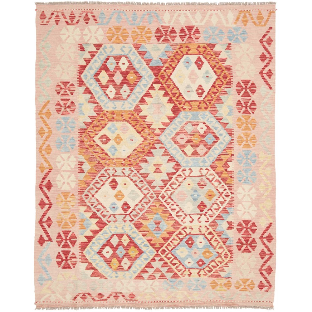 Tappeto Kilim Afghanistan giallo 153x195