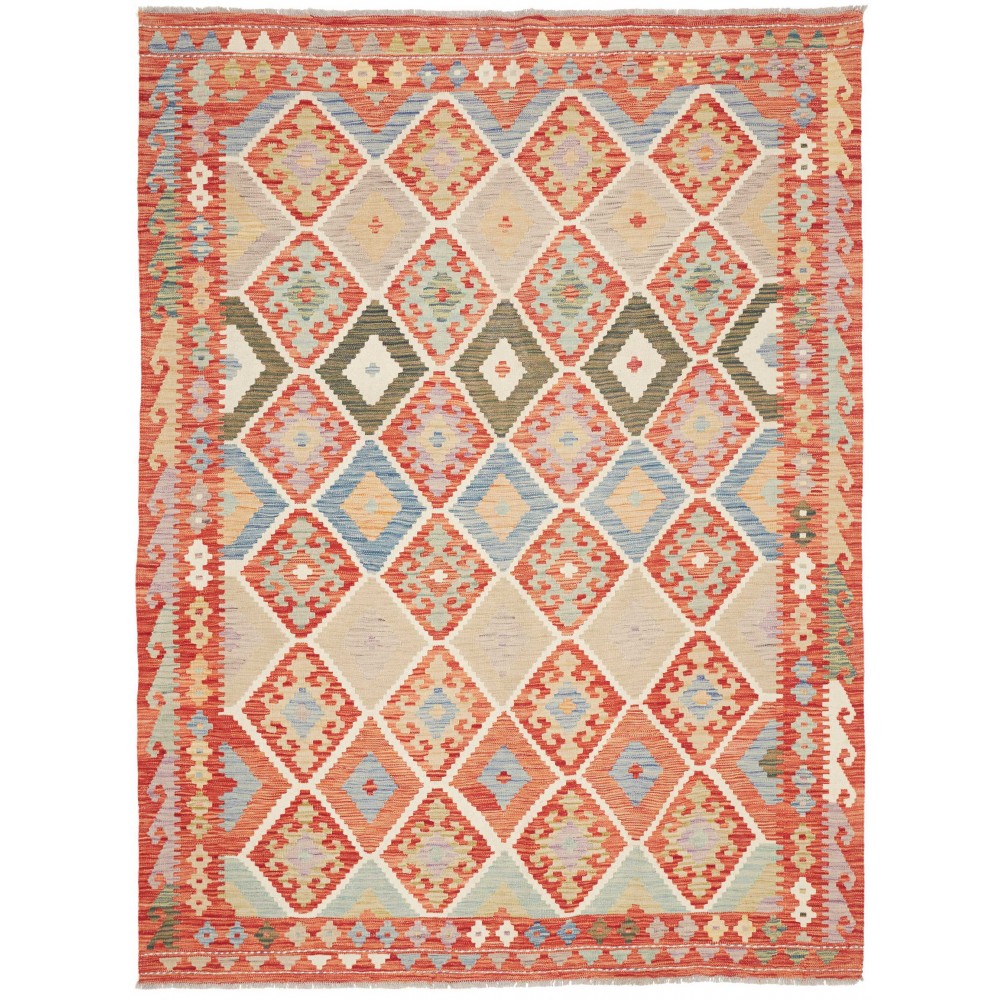 Tappeto Kilim Afghanistan marrone 179x237